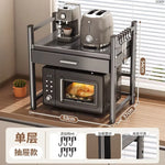rangement cuisine tiroirs acier inoxydable gris noir moderne batteur cuillères couteaux toaster friteuse