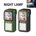 lampe torche led rechargeable vert noir aimantée compacte moderne camping randonnéeurgence travailextérieur