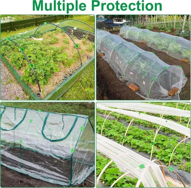 clips fixation vert robustes support plantes serre tunnel jardin clips pratiques pack