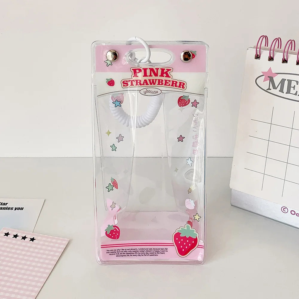 sac main rose motif cœurs rubans mode clips rangement cadeau occasionnels portefeuilles