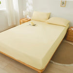 housse matelas gris uni extensible anti acariens lit double coton polyester moderne