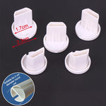 clips fixation blancs modernes pratique acier inoxydable clips antidérapants accessoires stores roulants