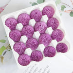 boules pommade pelucheuses couleurs variées texturées douces occasionnelles anniversaires fêtes