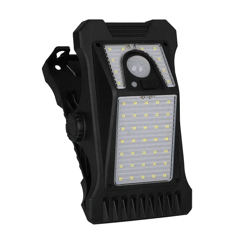 lampe clip solaire détecteur intelligent urgence extérieure nuit blanc moderne abs ip65 led