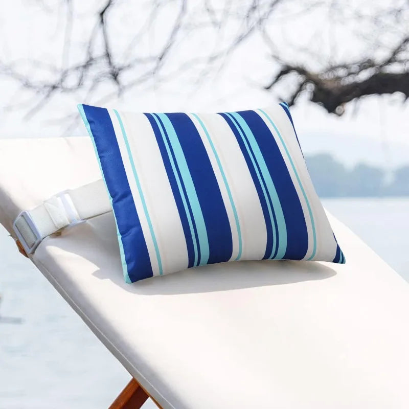 coussin moderne polypropylene rectangle blanc rayures utilisation décoration voiture 28x40cm imprimé nordique