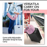 oreiller voyage velours rose pâle confortable épaulières ajustables sac dos portable compressible coton polyester