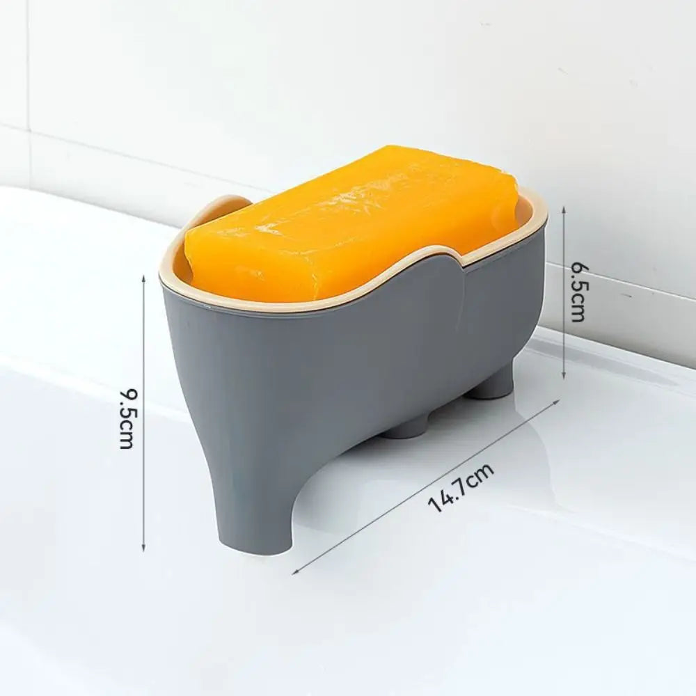 support savon moderne antidérapant plastique vert violet bleu gris plat lisse auto drainant salle