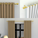 tige rideau or moderne clips robuste durable 23 87 pouces decoration maison