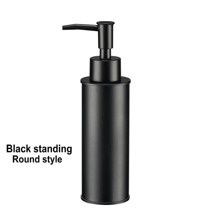 distributeur savon liquide or noir argent moderne minimaliste eyelets Pompe conteneur