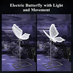 lampe sol moderne papillon blanc ailes battantes grande fête anniversaire mariage événement enfants
