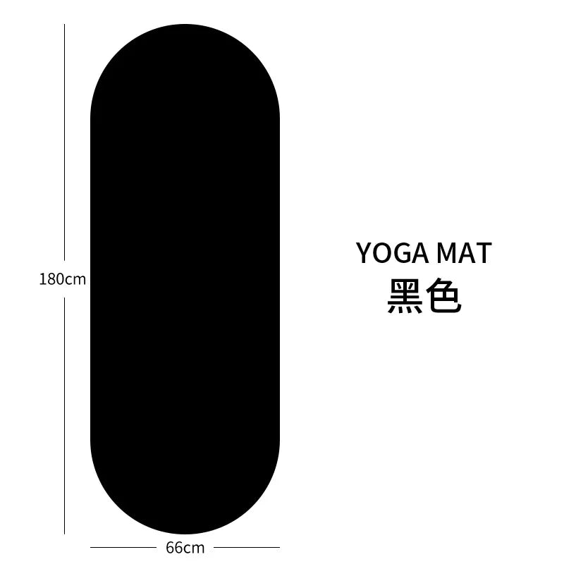 tapis yoga caoutchouc naturel vert olive antidérapant pilates exercice sport 180x66 cm épais 5mm