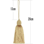 pompon rideau tissé fin élégant traditionnel décoratif maison salon 13cm 28cm