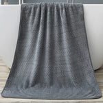 serviette bain absorption rapide séchage velours microfibre motif géométrique couleurs multiples moderne