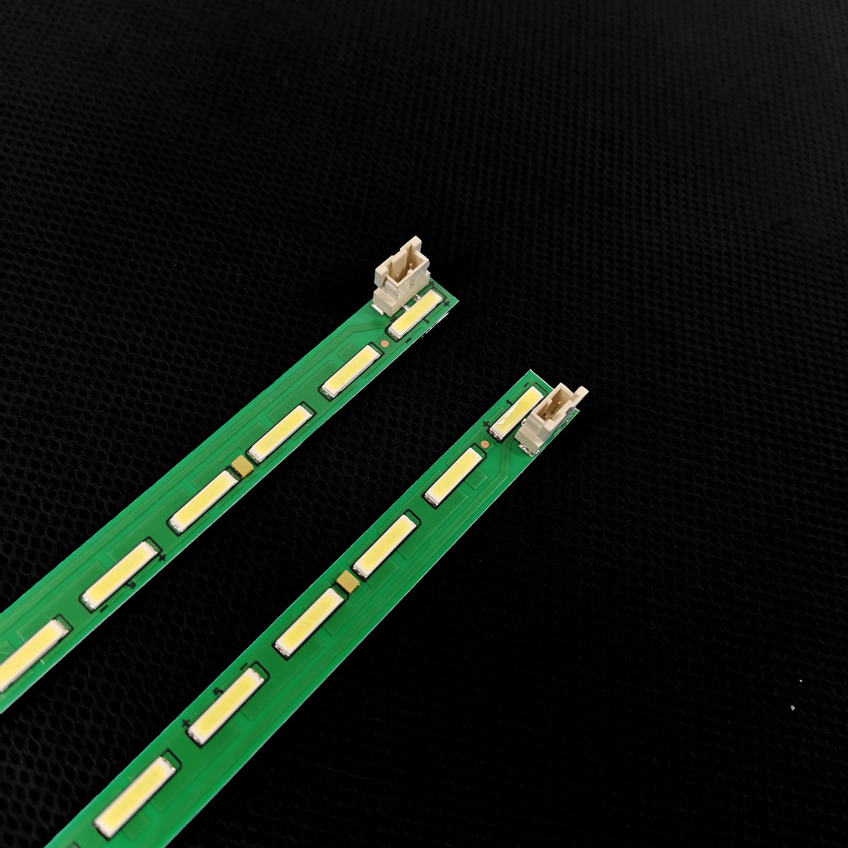 ruban led vert moderne points lumineux dorés connecteur souder éclairagearrière téléviseon