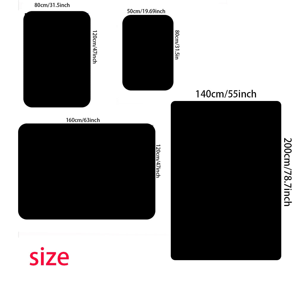 tapis crâne ossements noir moderne décoration intérieure extérieur salle bain chambre salon polypropylène polyester