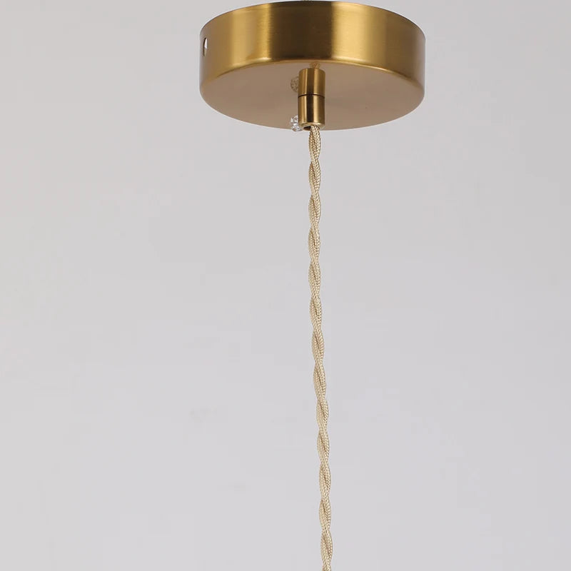 lampe suspendue vintage blanc bleu fleurs rayures cordon ajustable ampoule E27 chambre salon restaurant