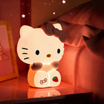 lampe table dessin animé hello kitty blanc rose cœur fraise verte bleue