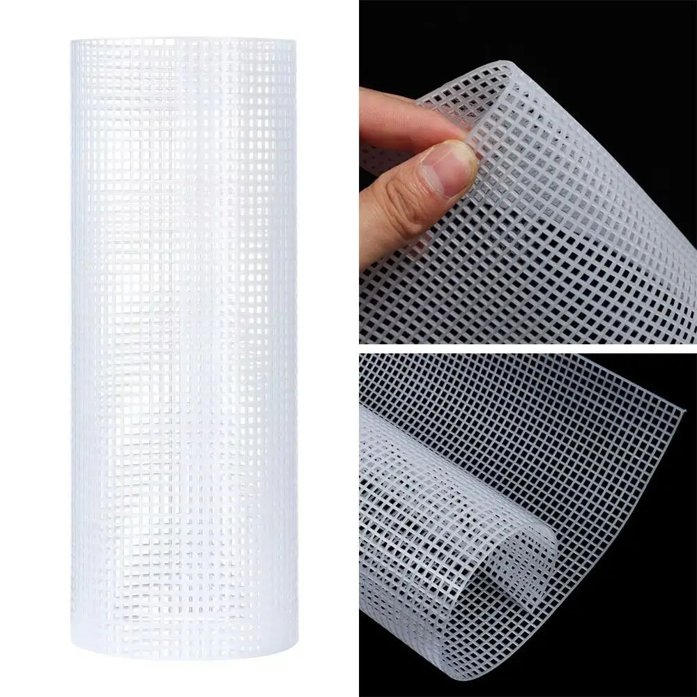 feuilles toile maille plastique blanc grande petite grille dimensions modernes diy sacs accessoires CREATIF