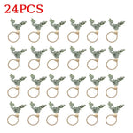 anneaux serviettes bois feuilles eucalyptus rustique naturel decoration table restaurant