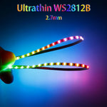 ruban led flexible multicolore moderne 160 led double face 5v 12v rgbic ws2812