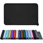 tapis imperméable silicone bord surélevé protection déversement moderne minimaliste animal noir gris rose