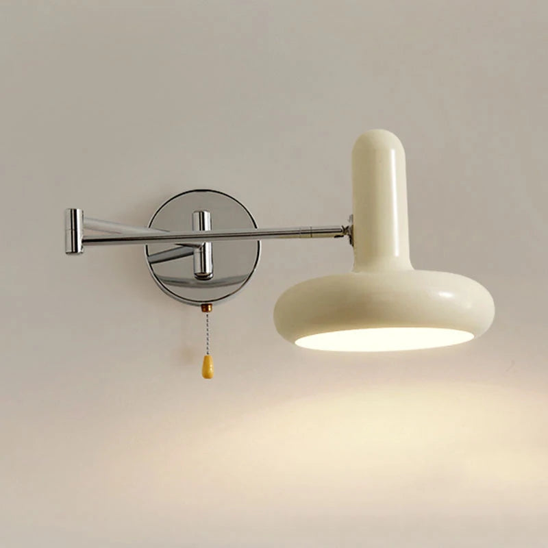 lampe murale articulée blanc vert moderne interrupteur vis fixations