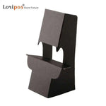 supports présentation adhésifs blancs noirs modernes minimalistes produits mat opaques bandes adhésives