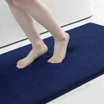 tapis bain gris noir marron microfiber antidérapant moderne doux salle bain cuisine