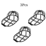 rangement chapeau casquette baseball bleu blanc vert maille clips sac lavage durable protecteur