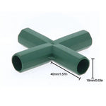 connecteurs tiges plastique abs vert jardin outils accessoires plantation