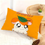 housse coussin rectangulaire souris cartoon kawaii décorative canapé salon chambre maison blanche