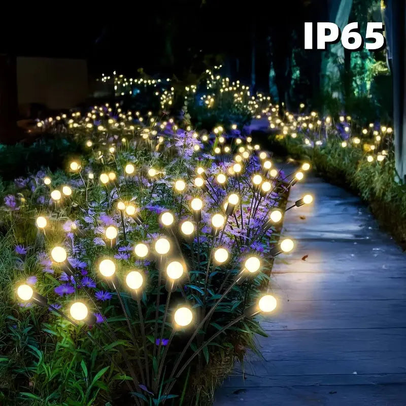 lumière solaire jardin moderne noire blanche oscillante extérieure autoinstallation imperméable led multicolorebranches