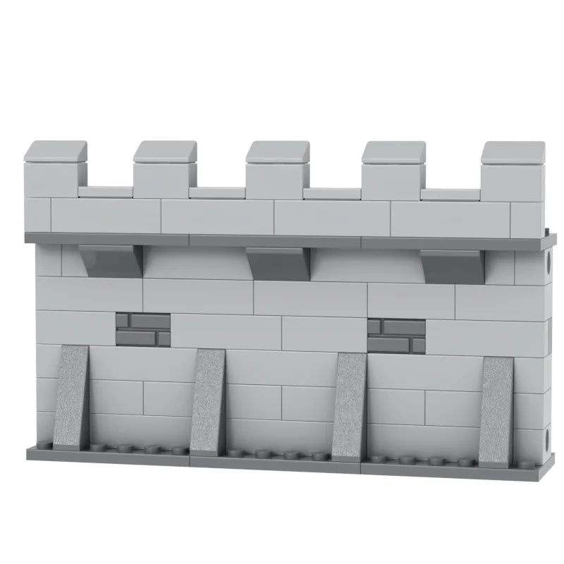 blocs construction mur château médieval brique gris marron jaune opacité enfants