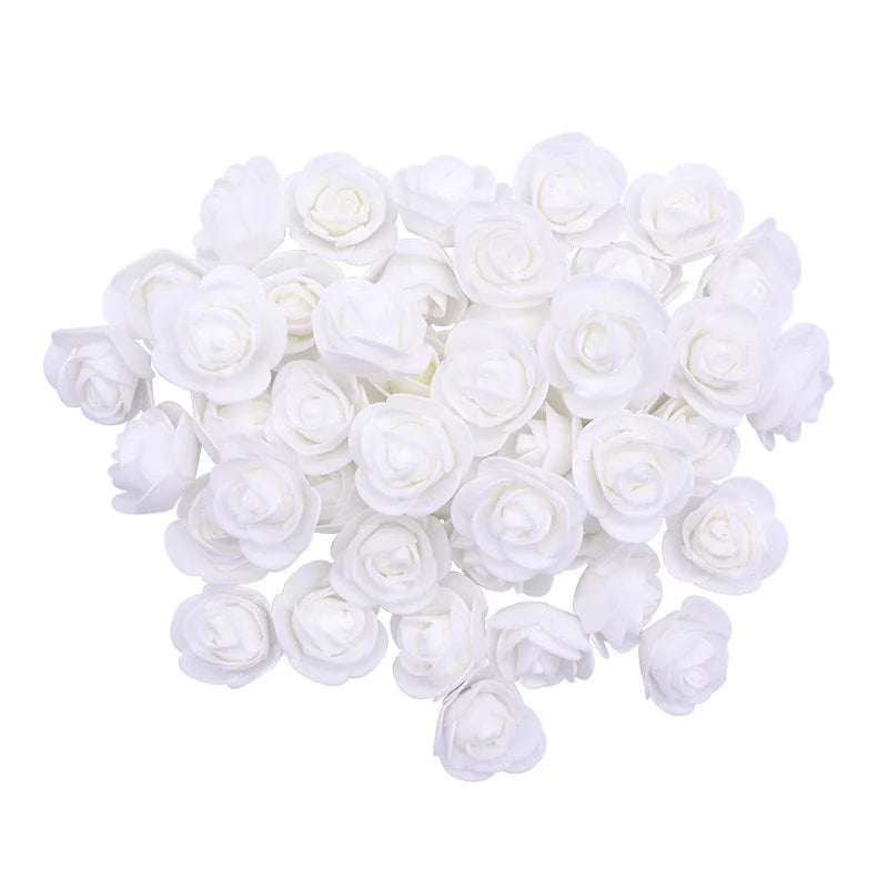 décoration mariage intérieur fleurs artificielles multicolores roses relief festive maison cadeaux anniversaire