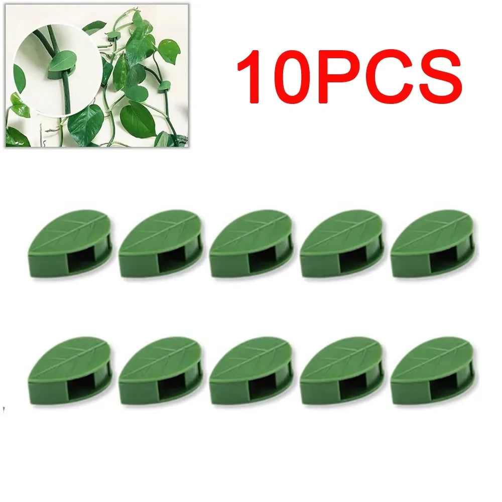 pinces plantes adhésives vertes feuilles imprimées modernes support mur invisible 10 20 50 pièces