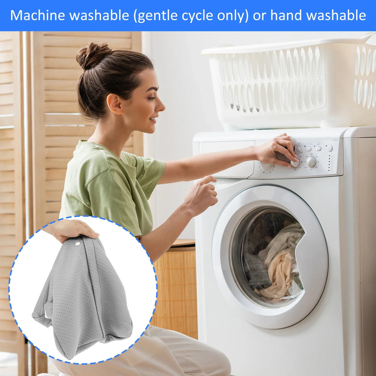 taie d'oreiller mousse mémoire forme papillon ergonomique cou blanc motif géométrique contemporain zip lisse