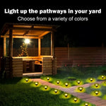 spots solaires led noirs modernes commande tactile ip68 protection abs matériaux