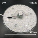 plaque led moderne blanc connecteur câbles 12w 18w 24w 36w