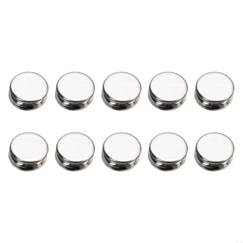 boucles magnétiques or noir blanc modernes 10 pièces métalliques brillantes