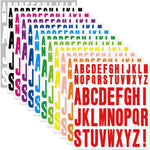 lettres autocollantes alphabet complet couleurs classiques adhésives éducation artistique enfants deco