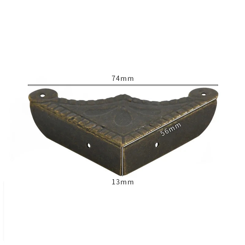 protections d'angle decoratives or bronze ornements floraux vintage fixations maison woodworking echangement