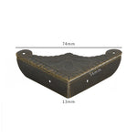 protections d'angle decoratives or bronze ornements floraux vintage fixations maison woodworking echangement