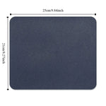 tapis souris cuir résistant antidérapant marron noir gris bleu rose vert moderne minimaliste
