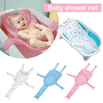 filet bain bébé étoiles blanc bleu rose clips moderne confortable sécurité antidérapant tissu