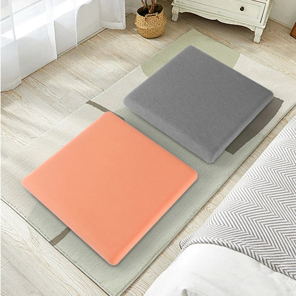 coussin latex perforé moderne beige orange gris 40x40cm 45x45cm 4cm 6cm