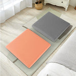 coussin latex perforé moderne beige orange gris 40x40cm 45x45cm 4cm 6cm