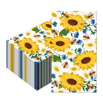 serviettes table papier jetables motif floral mariage décoration fête anniversaire classique