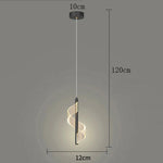 suspension lumineuse moderne spirale noir doré blanc translucide scandinave
