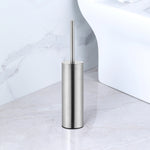 brosse wc inoxydable moderne blanche noire argent or support mural pieds