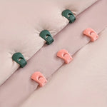clips literie blanc rose vert pratiques modernes maison réglables deux sens